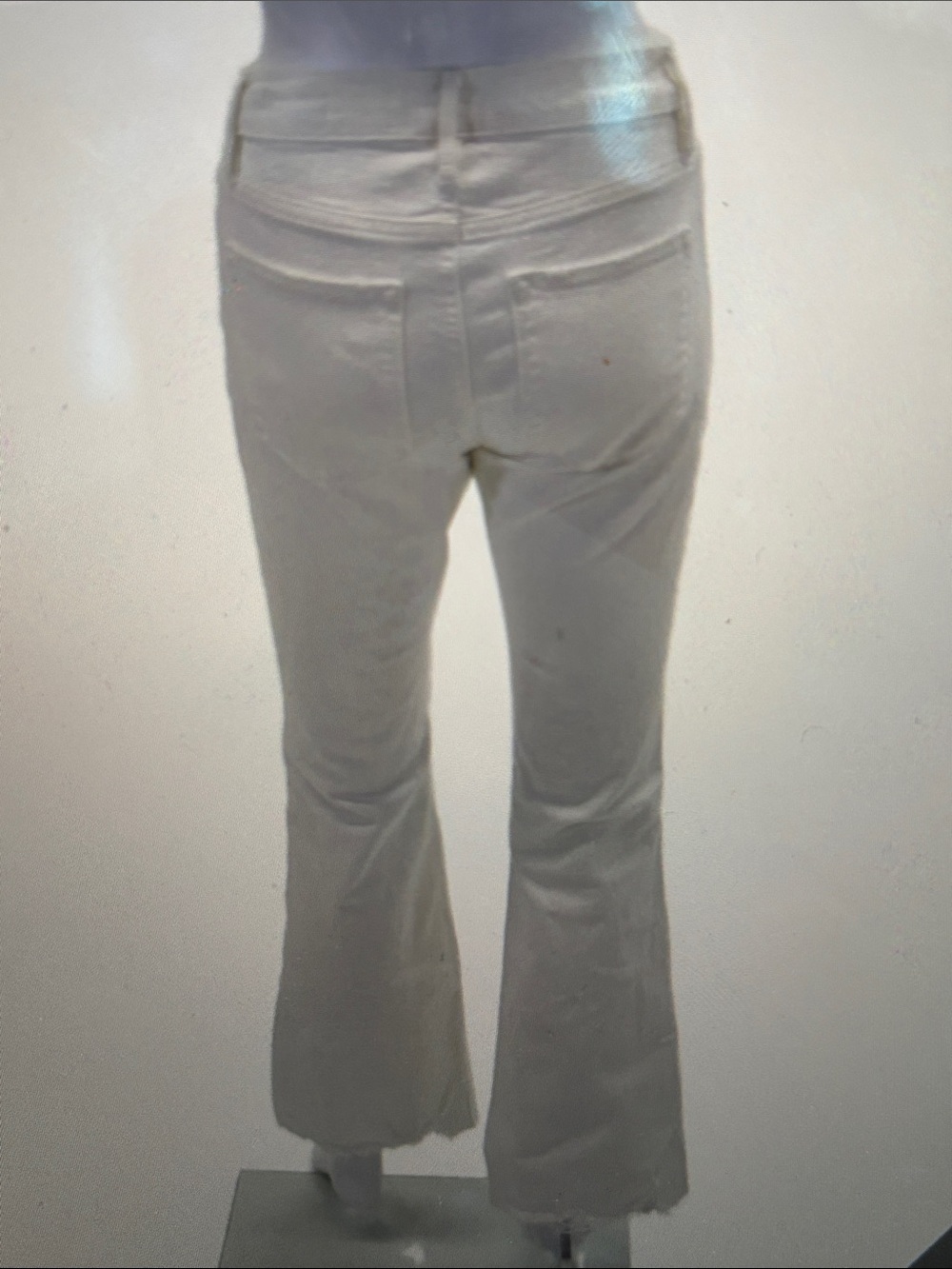 Frame Denim Women's White Flare Jeans 25